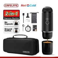 Cafelffe Outdoor Combination Wireless Electric portable espresso machine,Coffee Gift Giving Camping hiking Travel bag cafetera 1