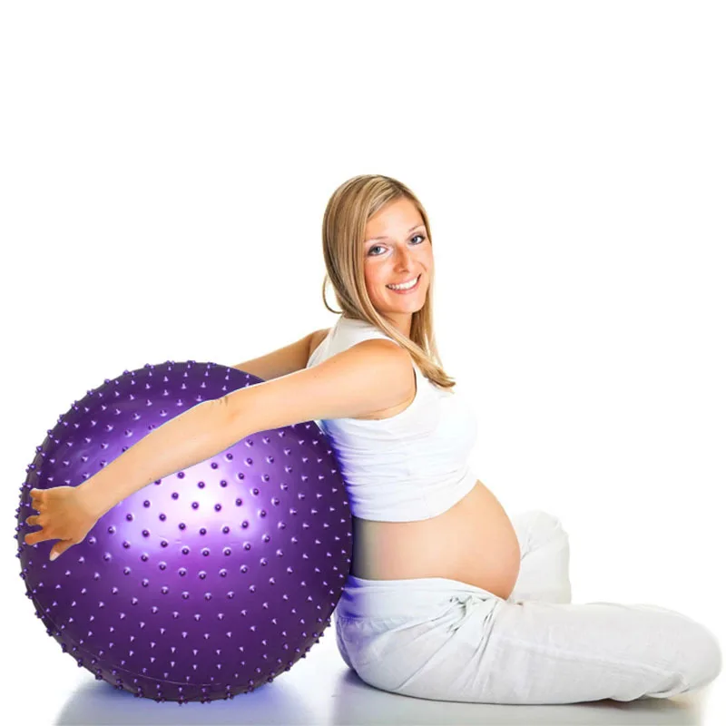 Massage Ball 45CM Yoga Ball with Pump Hedgehog Fitness Fitball Pilates Balance Training Sport GYM