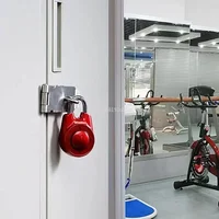 Переносной дверной замок с замком, 1500ID, кодовый замок для кабинета, тренажерного зала, школы, клуба, кодовый замок без ключа — изображение 2