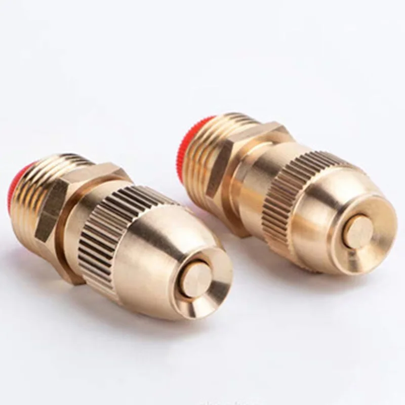 Garden Sprinkler Irrigation Sprinklers 10Pcs 1/2 inch Adjustable Sprinkler Middle Distance Sprinkler Brass Nozzle for Garden Lawn Irrigation Watering Fittings