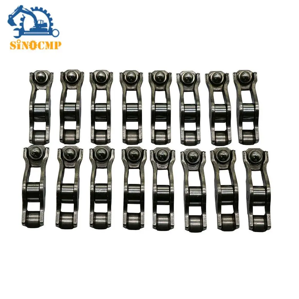16Pcs Rocker Arm Set Fit For Mitsubishi Triton 4D56U DOHC Diesel 2.5L 1025A091 Automotive Professional Parts