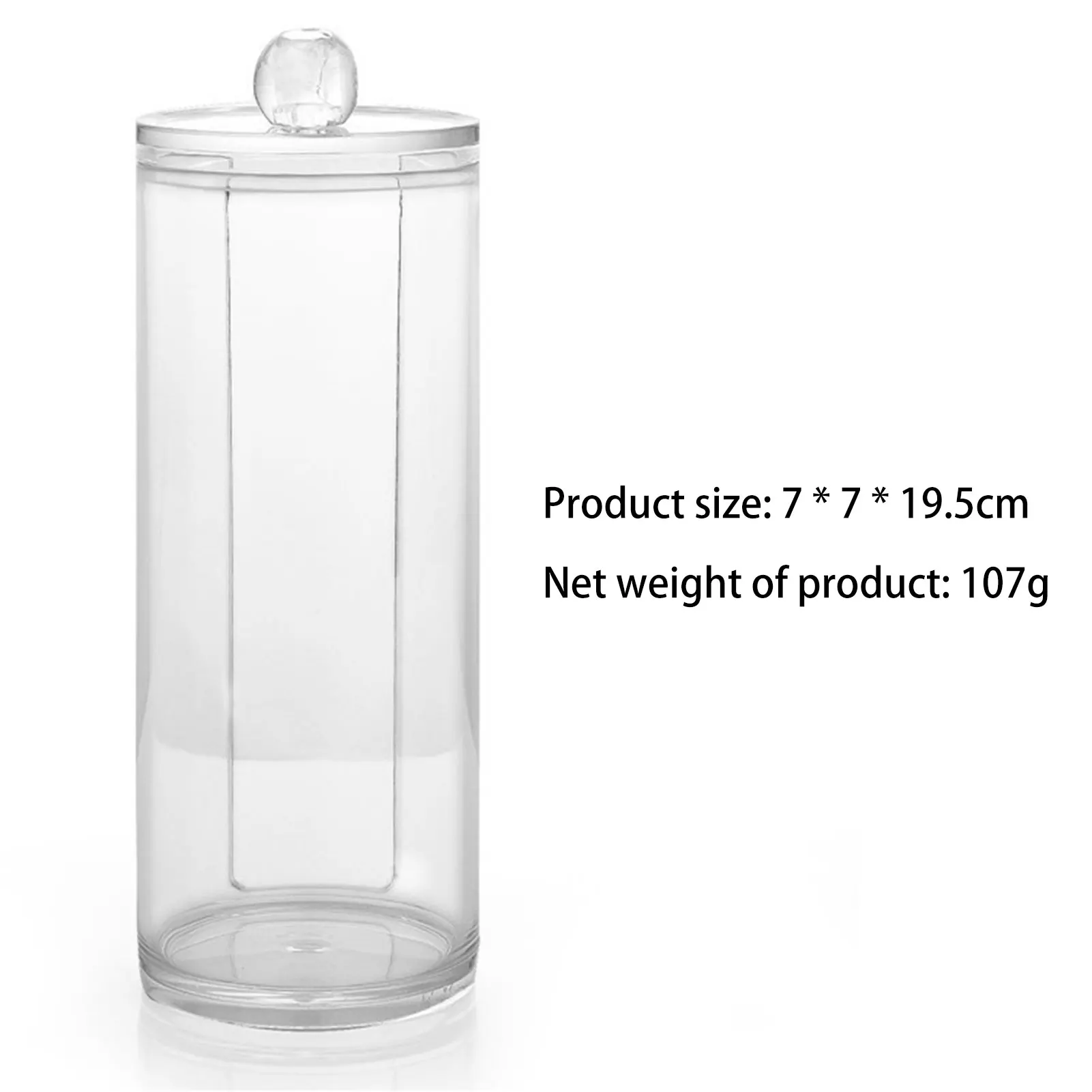 Multifunctional Make Up Pads Dispenser Space Saving Makeup Holder Container for Friend Family Neighbors Gift 3