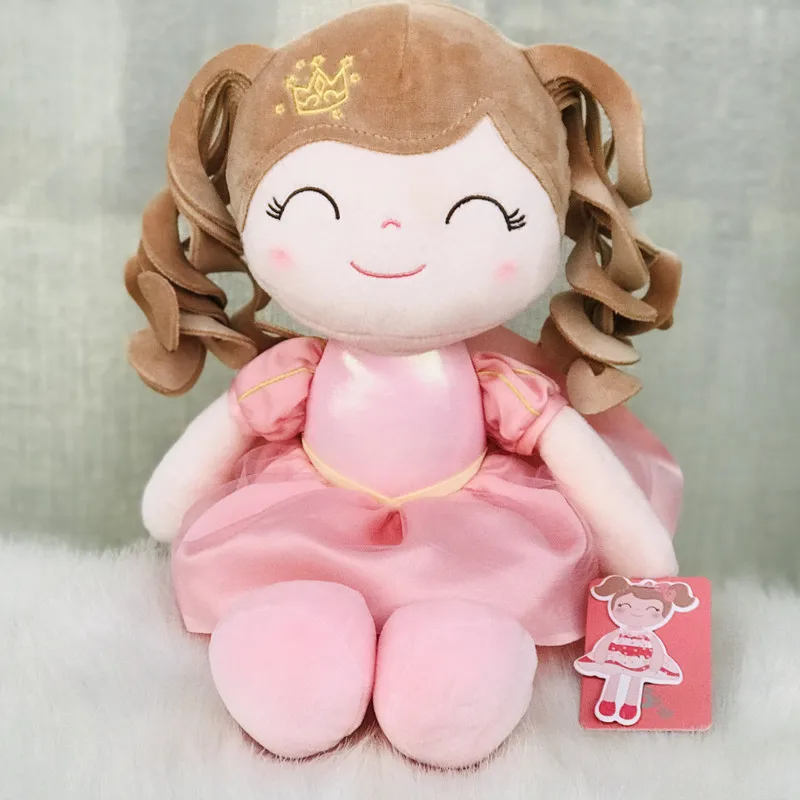 Gloveleya Dolls Baby Girl Gifts Stuffed Toys Curls Crown Princess Doll