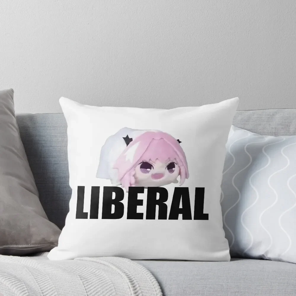 

astolfo liberal meme Throw Pillow pillow pillowcase Pillow Case Christmas Sofa Cushions Embroidered Cushion Cover