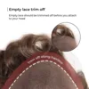 Topunique Full Swiss Lace 100% Light to Medium Light Men Toupee Capillary Prothesis Hair Replacement System Hair Piece For Men 3