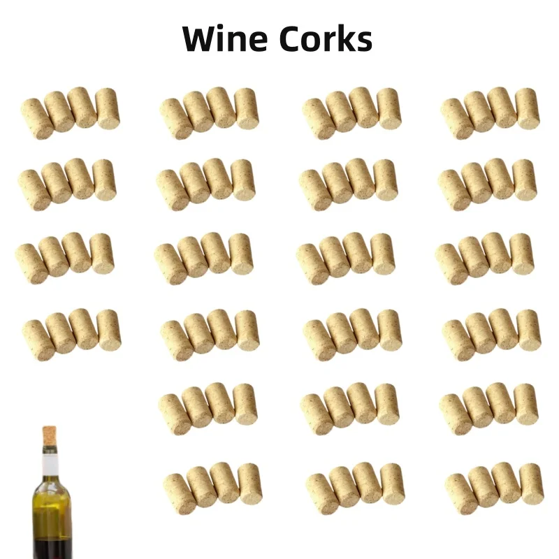 1Pcs Blank Wine Corks Straight Corks Wine Stoppers Reusable Functional Portable Sealing Bottle Stopper For Bottle