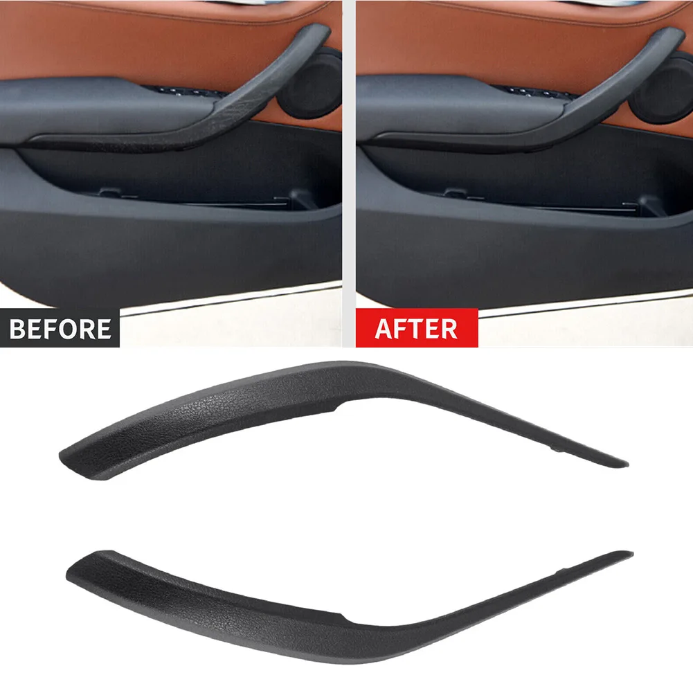 2 Stück Auto Innen-Türgriffverkleidung Links & Rechts Schwarz für BMW X1 E84 2009-2016 Handtürgriff Innenraum – Detail 23