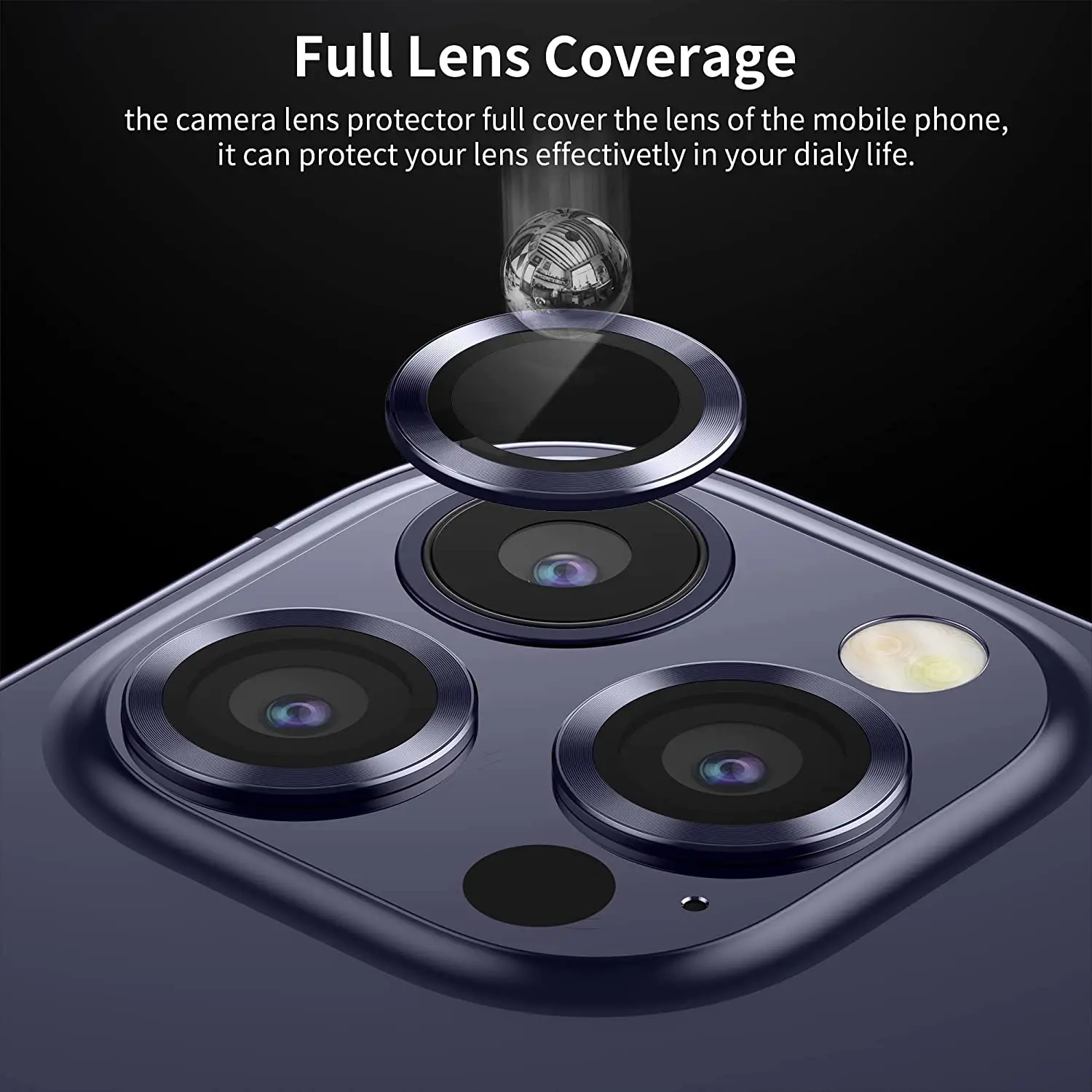 Iphone 16 Pro Camera Lens Protector 4-in-1 HD Dust Free Tempered - Foto 5