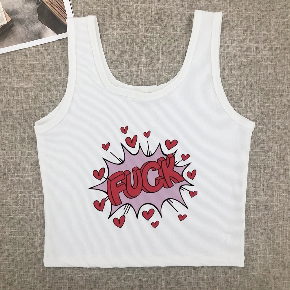 T shirt summer American print Spice Girl trend slim-fit short round neck short sleeve show midriff