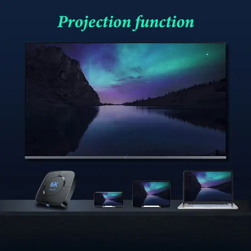 HONGTOP 스마트 TV 박스 안드로이드 12 4GB 32GB 64GB 2.4G/5GHz 와이파이 블루투스 안드로이드 TV 박스 6K HDR 미디어 플레이어 3D 비디오 셋톱 박스 4