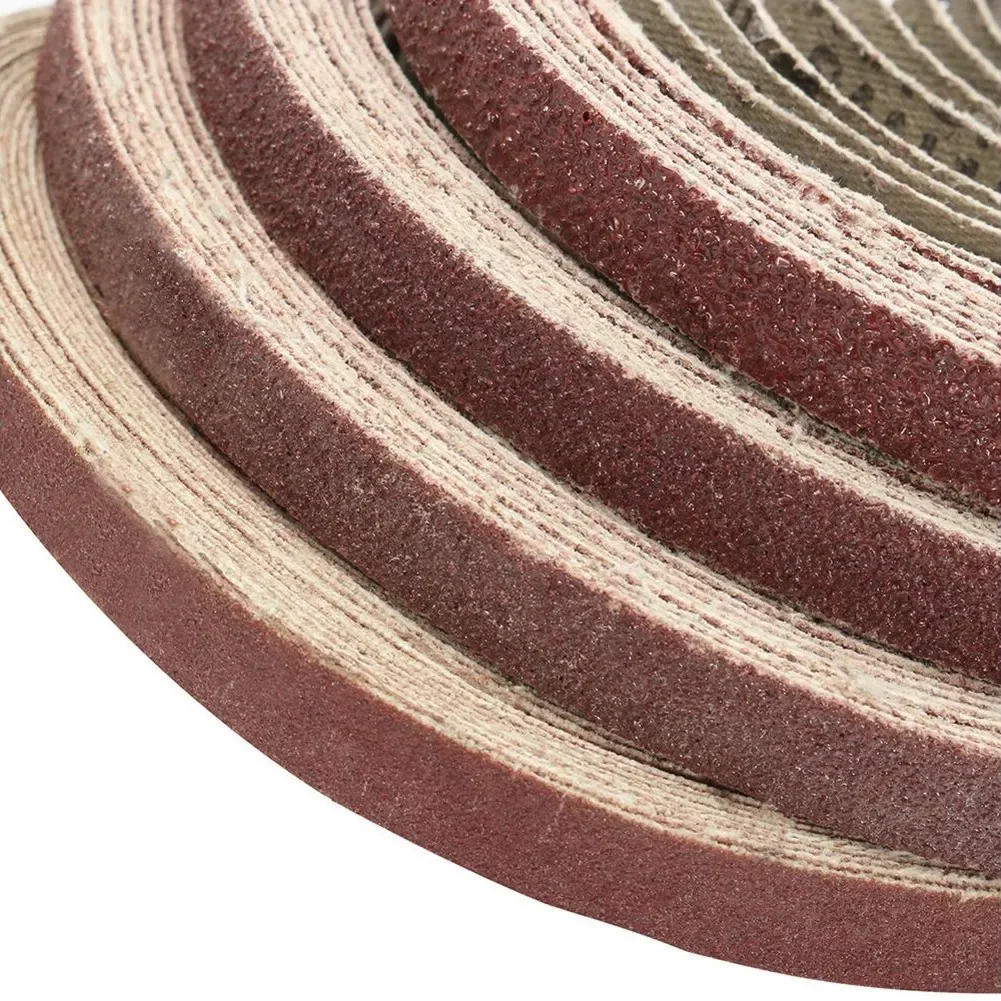 50pcs Sanding Belt 40-120 Grits For 10x330mm Sanders File Sanders Sander Angle Grinder Modified belt sander Accessory belt sander sanding paper