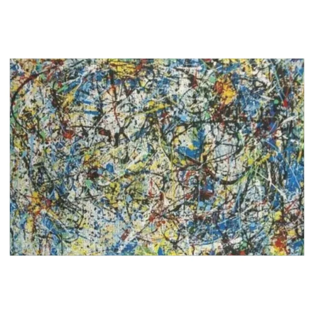 

Sunday evenning by jackson pollock Jigsaw Puzzle Wooden Animal Custom Name Child Toy Puzzle