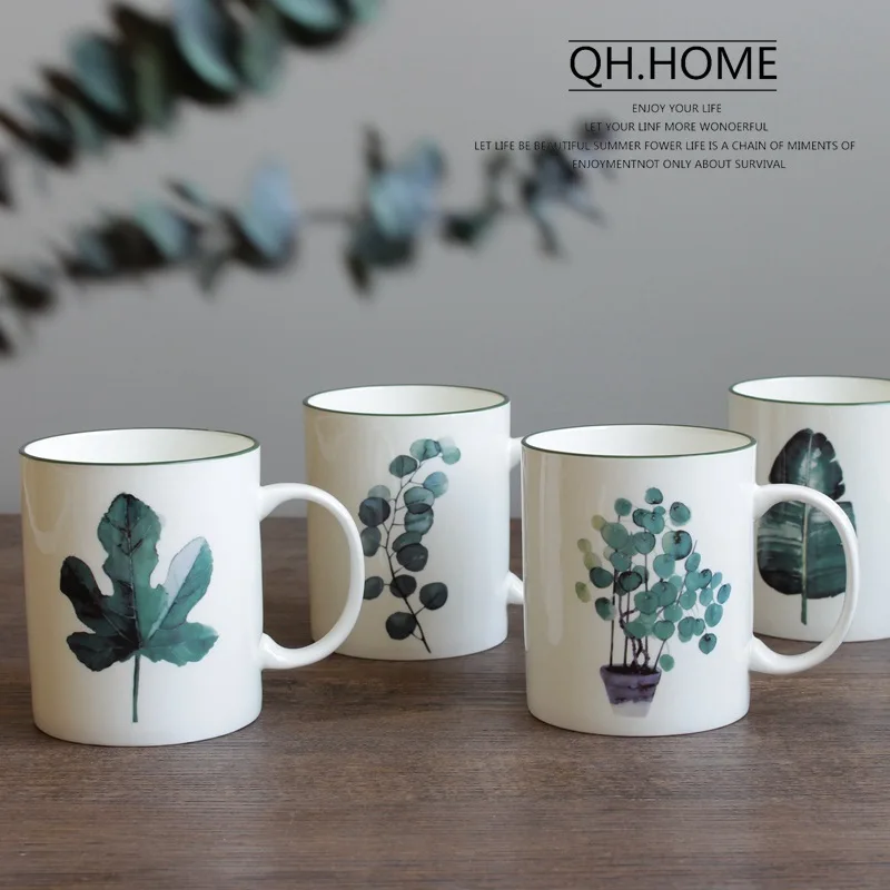 

Европейский стиль креативная керамическая кофейная кружка пара чашек для питья Бытовая рукоятка чашки для молока для завтрака