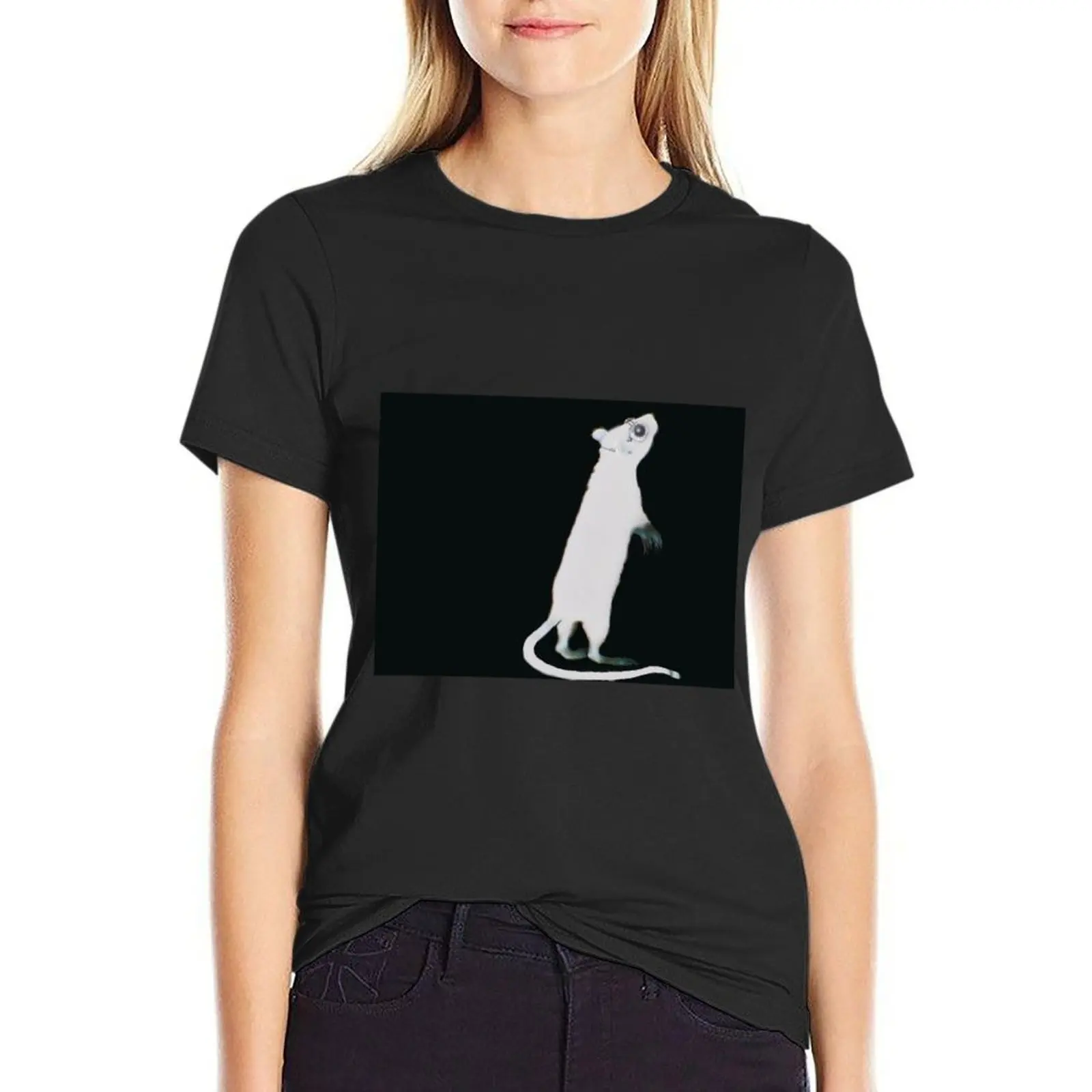 THE RAT WHISPERER SMARTPHONE CASE (Graffiti) T-Shirt summer tops Short sleeve tee oversized Womens graphic t shirts