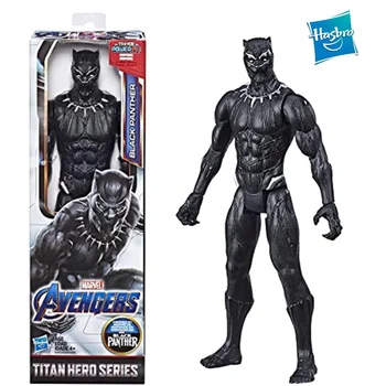 Original Hasbro Marvel Legends The Avengers Titan Hero Series Black Panther Action Figure 12 Inch Scale Collectible Model Toy