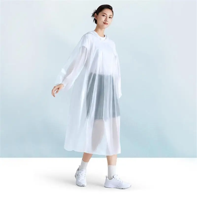 Portable Thickened Raincoat Travel Outdoor Rainwear Waterproof Women Men Disposable Camping Rain Cover Travel Supplies