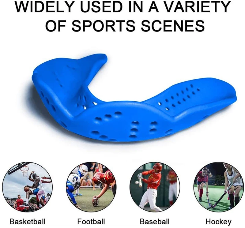 Description Picture 4 of itemNew Sport Mouth Guard Teeth Protector Kids Adults Mouthguard Tooth Brace For Basketball Football Rugby Boxing Tooth Protection