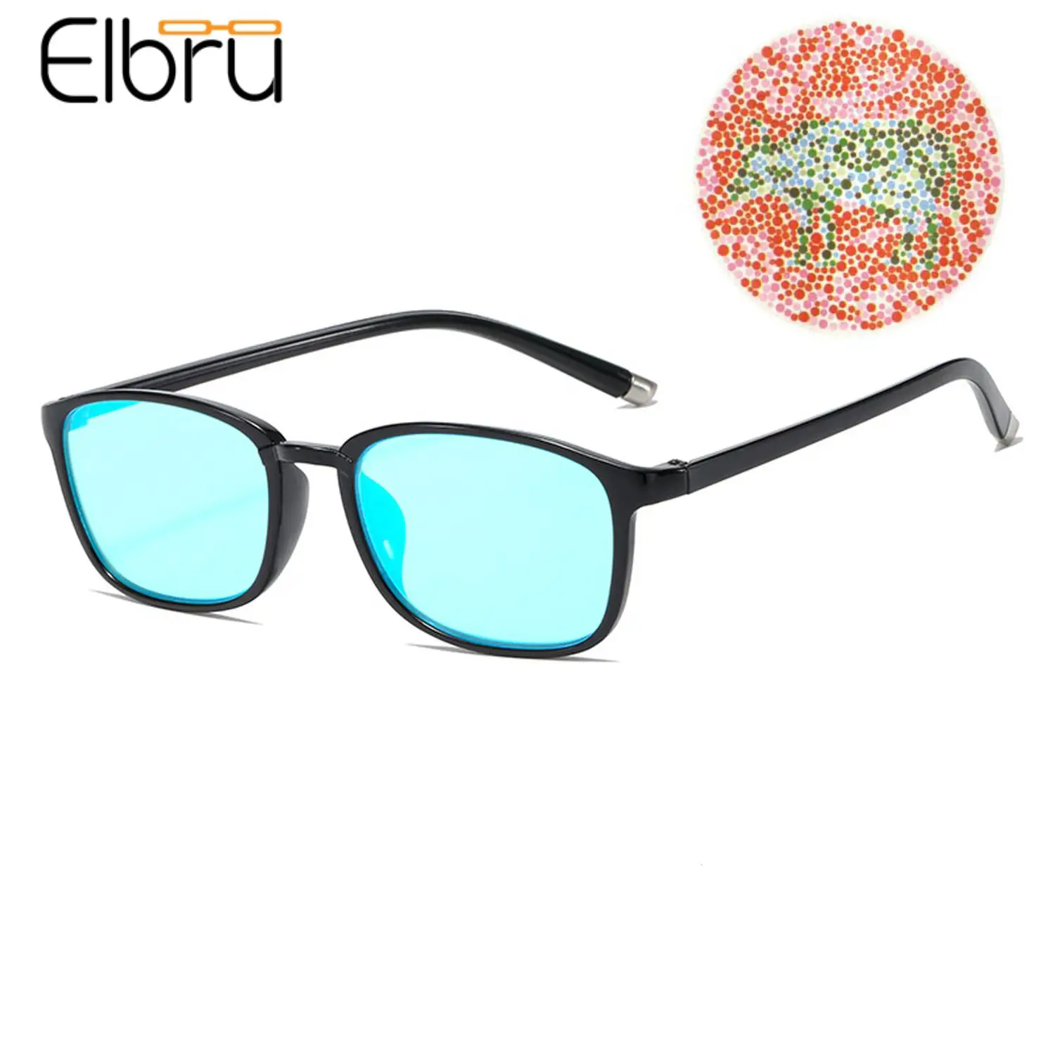 Elbru Men Women Colorblindness Glasses Red Green Color Blind