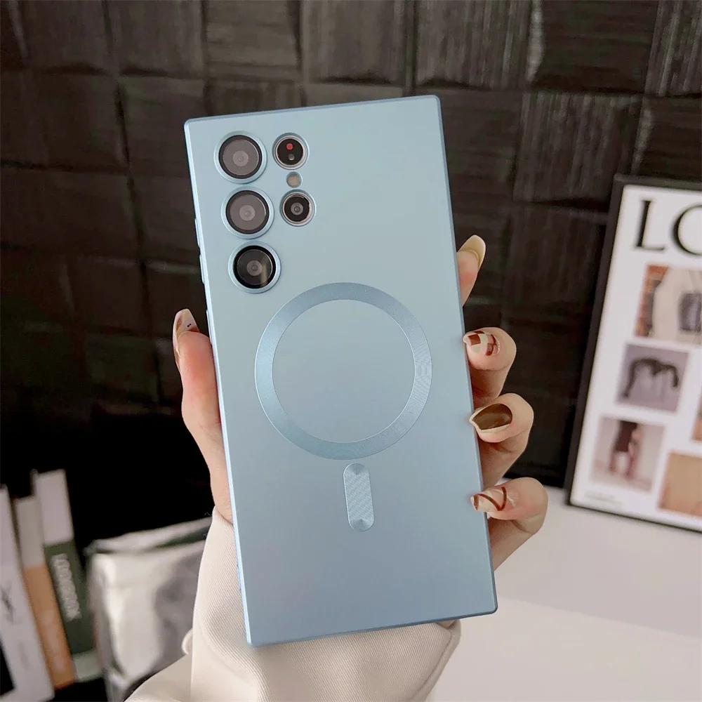 Magnetic Wireless Charging TPU Soft Back Cover