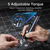 Fer à souder sans fil FNIRSI HS-03 10W, fer à souder rechargeable portable 100-450 ℃   Kit de soudage professionnel réglable 3