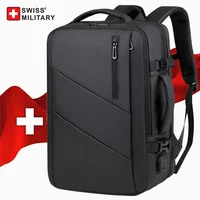 SWISS MILITARY Laptop Backpack Men 17 Inch Multi Pocket Expandable Backpack Waterproof USB School Backpack Business Travel Bag 1