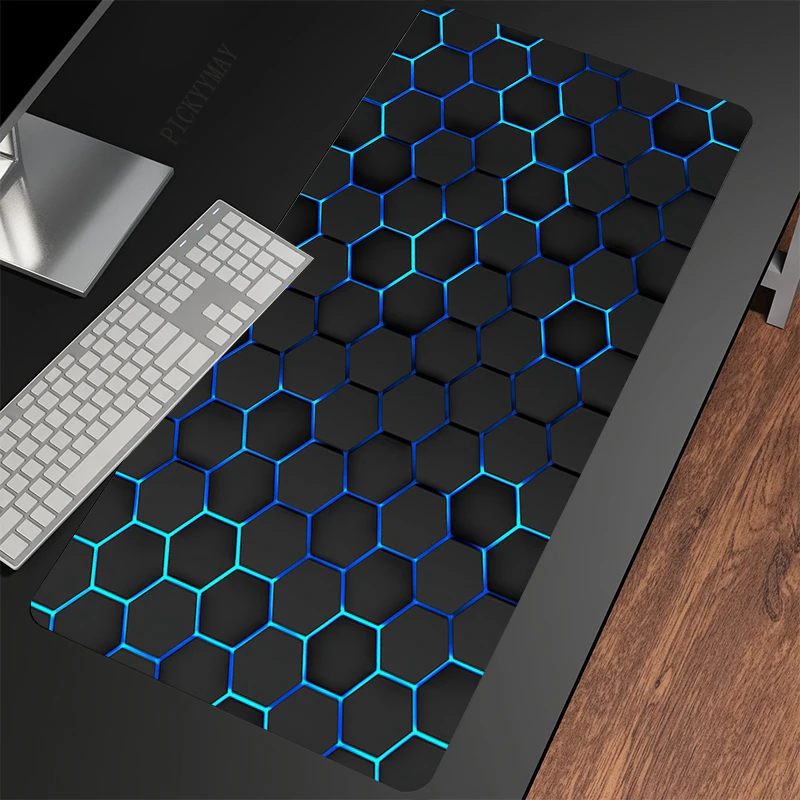 Jogo de Borracha Geométrica Mousepad Tapete de Rato Grande Almofadas de Mesa Grande Tapetes de Teclado Antiderrapante - Imagem 2