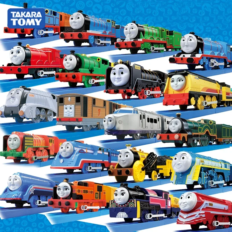 Original Tomica Thomas and Friends Train Trackmaster Percy Railway Train Electric Hiro Tobby Edward Kids Boys Toys for Children