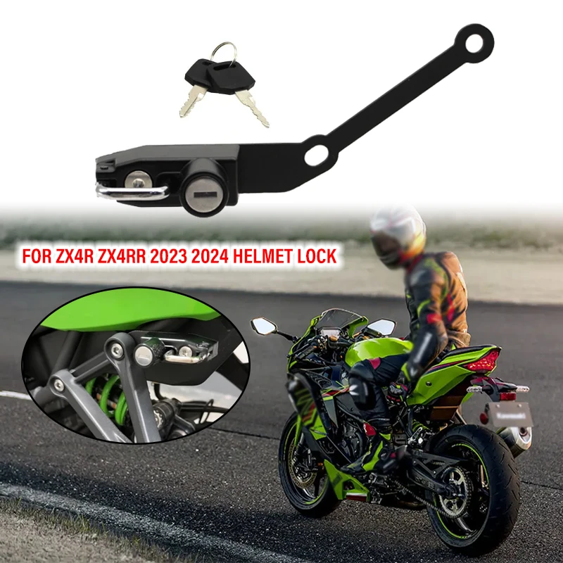 For KAWASAKI ZX4R ZX4RR ZX 4RR 4R 2023 2024 Motorcycle Helmet Lock