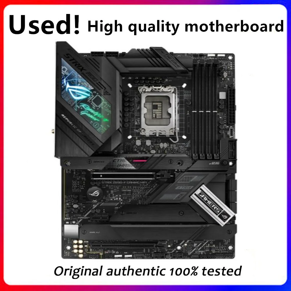 Usato Z690F Per Asus Rog Strix Z690-F Gaming Wifi Desktop Originale Z690 Ddr5 Scheda Madre Lga 1700 Supporto 12900Kf 12700K
