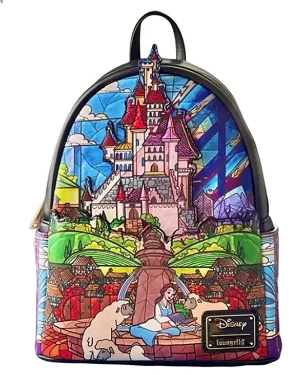 Harries Pottered Women's PU Leather Double Strap Backpack - Stylish Shoulder Bag and Purse Perfect