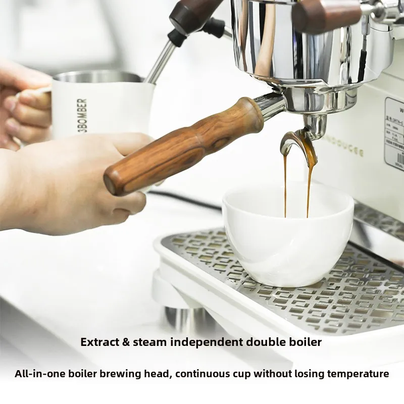 Coffee Machine Data-s, 220V 50Hz, Pad Not Have, Italian Semi-automatic, 9Bar Dual Boiler, Pressure Swing Extraction Gear Pump