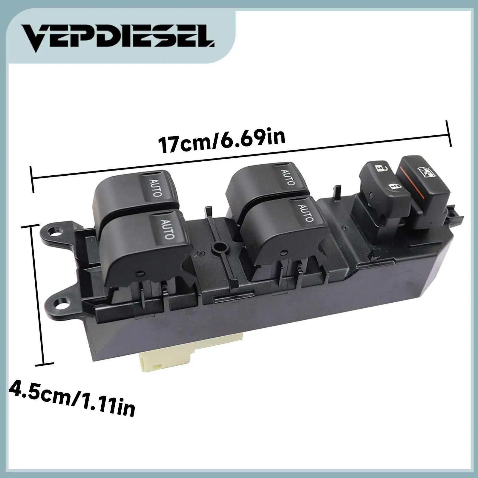 

1x Auto Driver Side LED Power Window Switch Auto Up & Down Fit for Toyota Tundra 2007-2021 84820-0R040 848200R040