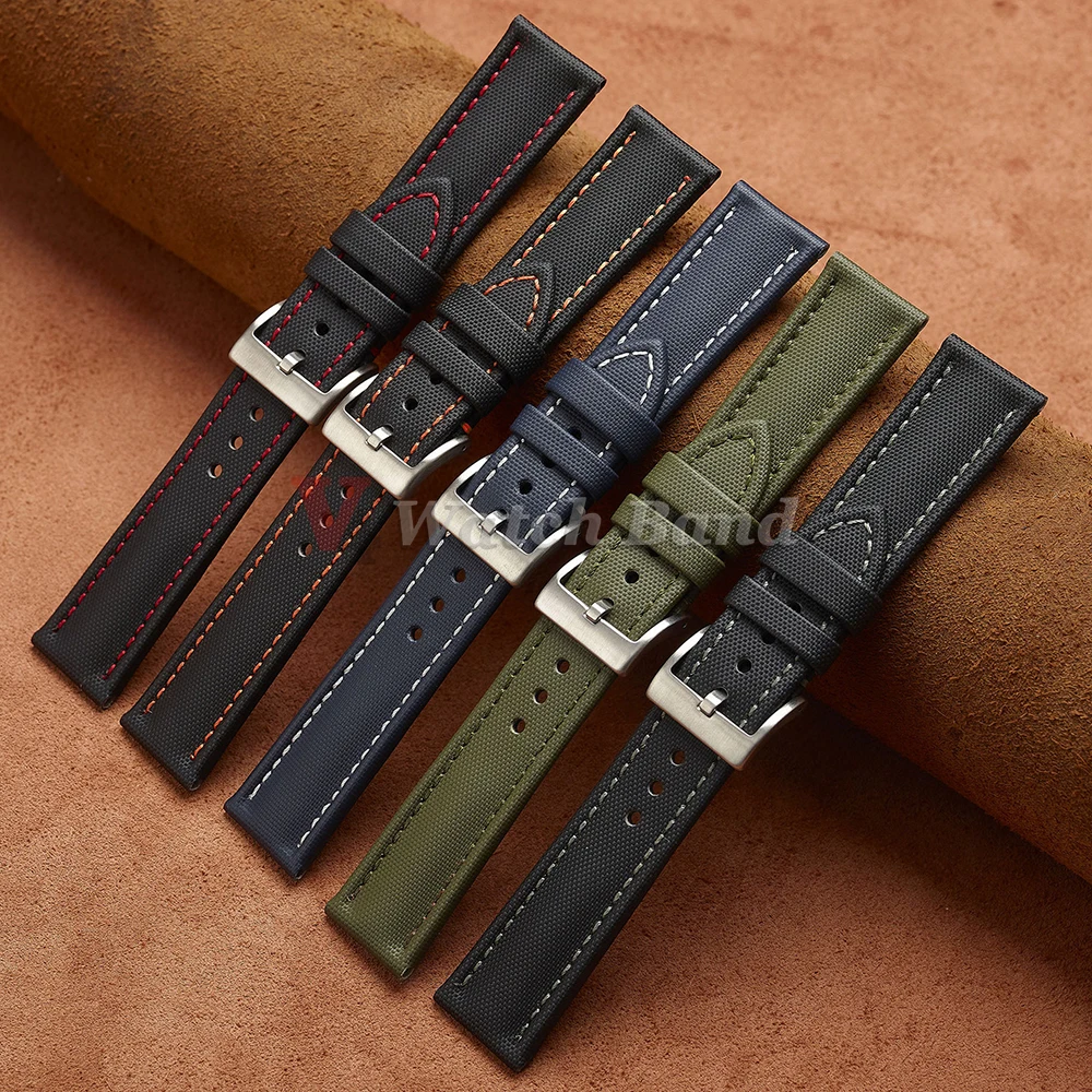Premium Sailcloth Waterproof Nylon Quick Release Watch Band Bracelet