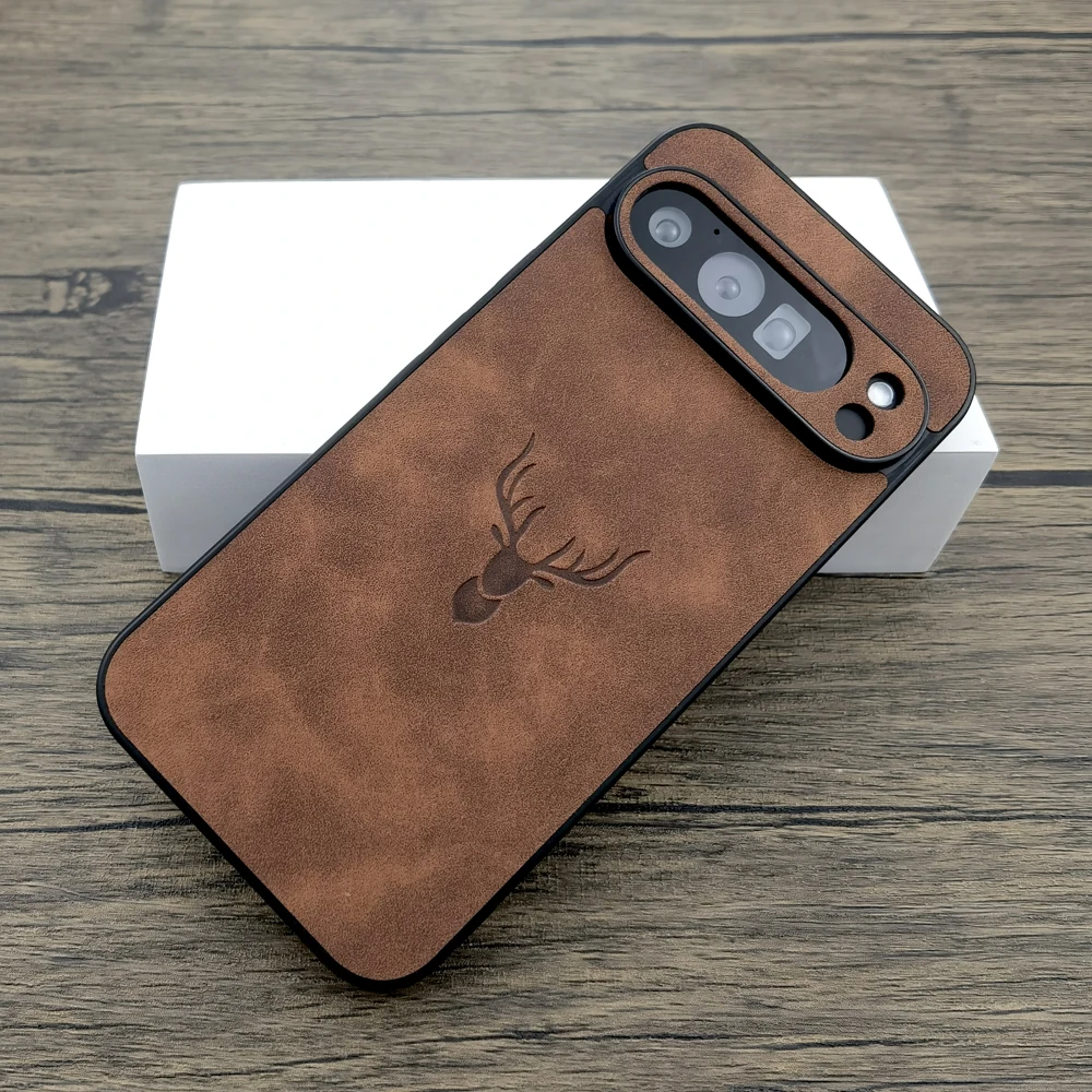 Vintage Leather Phone Case - Elegant Retro Design Cover