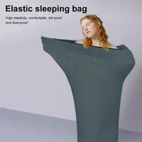 High Elasticity Sleeping Bag Liner Lightweight Travel Carry Sheet Portable Hotel Anti Dirty Sleeping Bag Outdoor Camping Bed 1