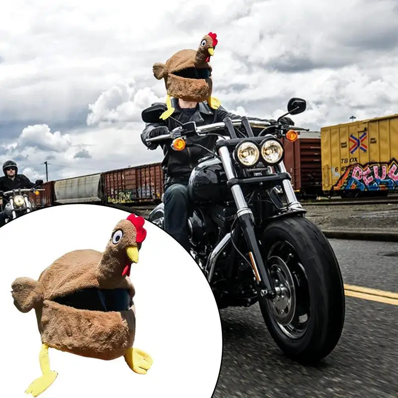 

Мотоциклетные шлемы с забавным мультяшным рисунком, защитный чехол для мотоциклетного шлема из плюша, универсальный Забавный мультяшный шлем, головной убор