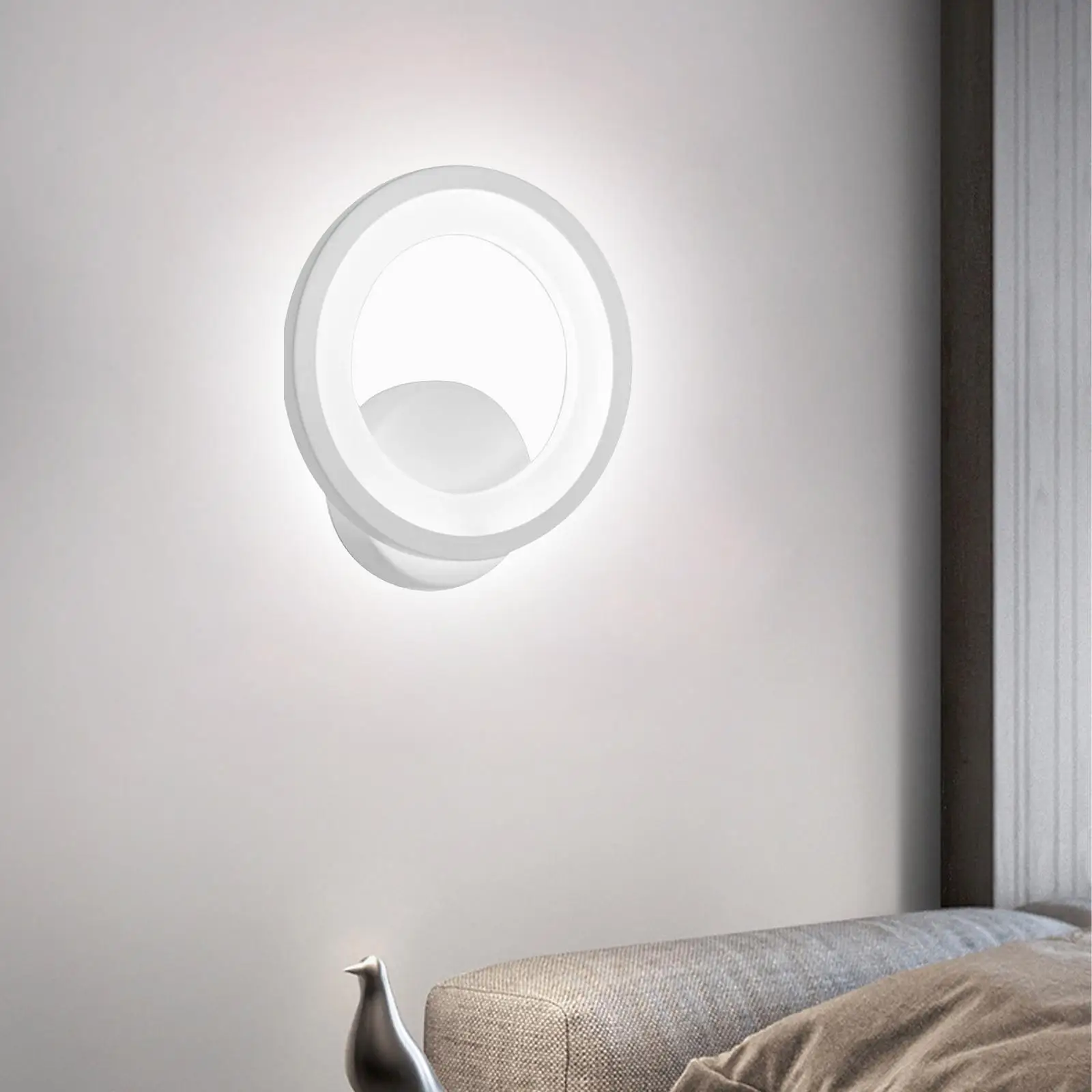 Wall Lamp Simple Wall Sconce for Indoor Bedside Stairs Corridor