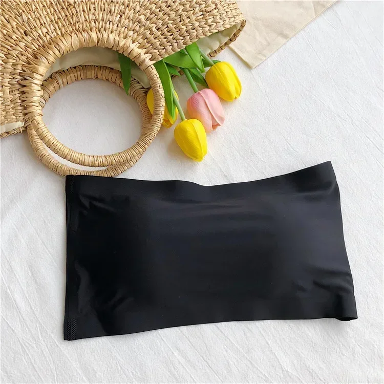 Women Seamless Tube Tops Invisible Bra Strapless Bustier
