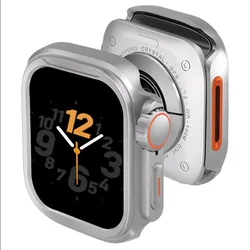 Durable Waterproof Metal Watch Case with Elegant Hollow Design - Series6SE54 44mm (S)