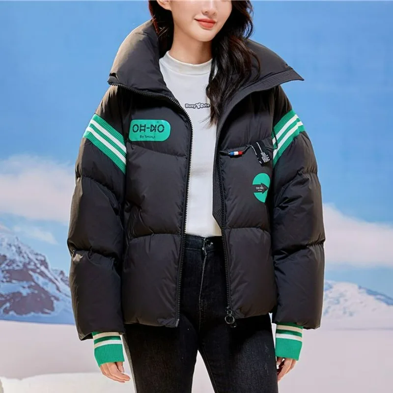 2023 New Women Down Cotton Coat Winter Jacket Female Keep Warm Thick Parkas Loose Short Outwear Fashion Design Hooded Overcoat women down cotton padded jacket short overcoat korean fashion loose thick warm parker female outwear autumn winter new