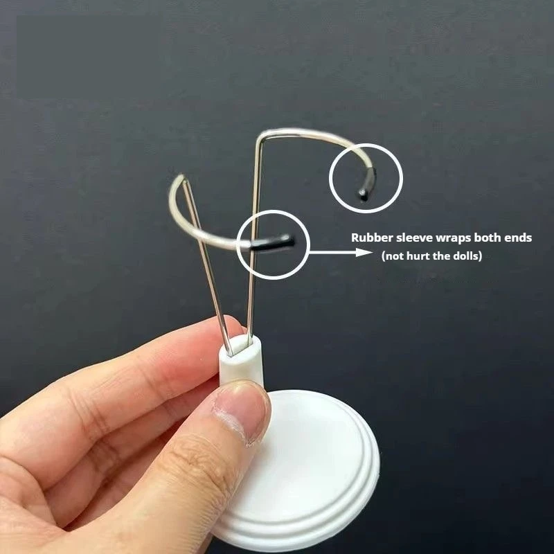 Doll Standing Base Stand Holding Bracket 1/6pcs for Labubu or Dimoo 15cm Dolls Accessories for Collectors