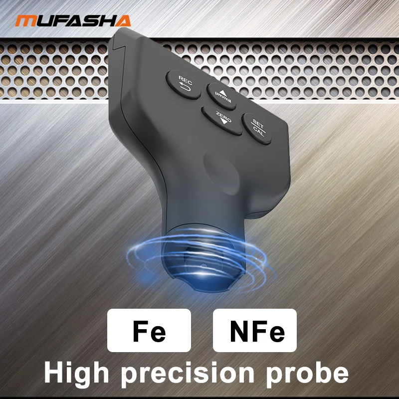 Paint thickness gauge MUFASHA G935 coating thickness gauge 0.1 Micron 0~1900um Fe and NFe car paint film tools thickness tester paint coating meter thickness gauge
