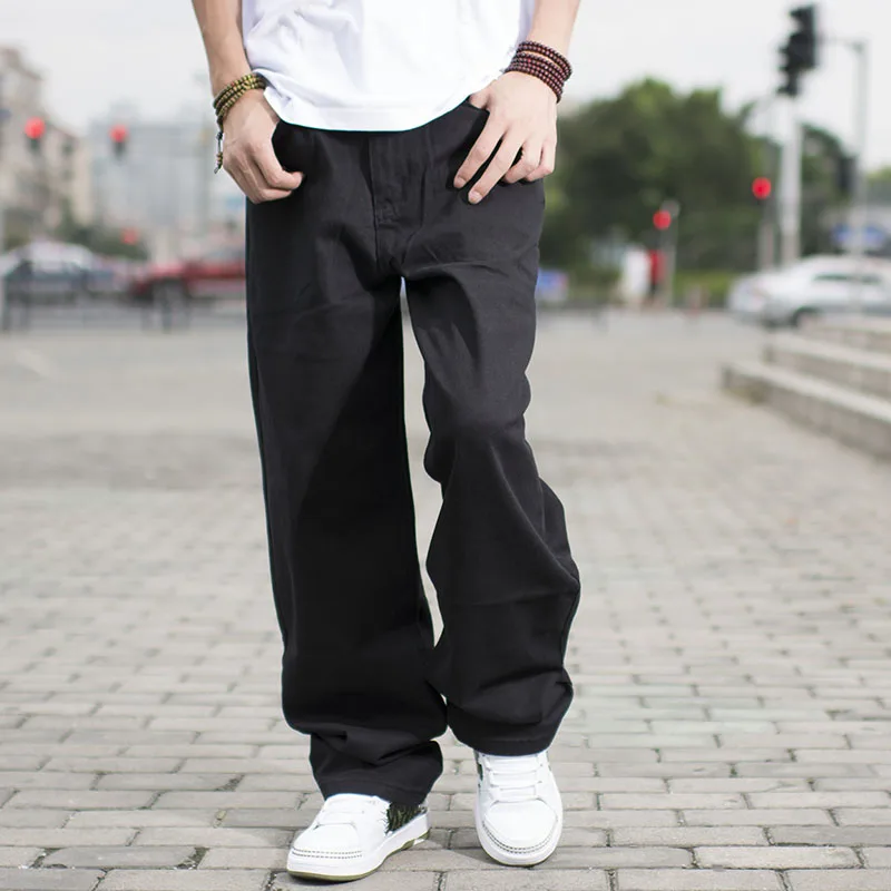 Male Hip Hop Baggy Jeans Trousers For 