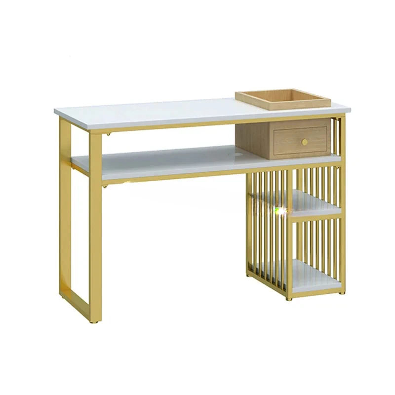 

Modern Minimalist Marble Manicure Table and Chair Set Salon Furniture Nordic Nail Table Professional Manicure desk with Drawer
