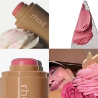 American Rhod Blush Stick Cream New Hailey Lip and Cheek Pocket Rouge Piggy Authentic Girl Cosmetics 1
