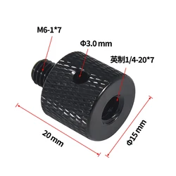 Durable Multi-Size Camera Screw Adapter (M6 M to 14 F)