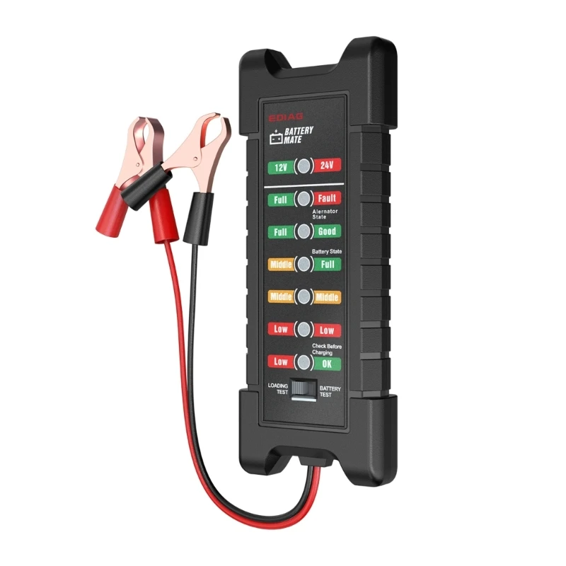 

12V 24V Cranking Charging Circuit LED Detector Tester for Mower Car Boat- Marine