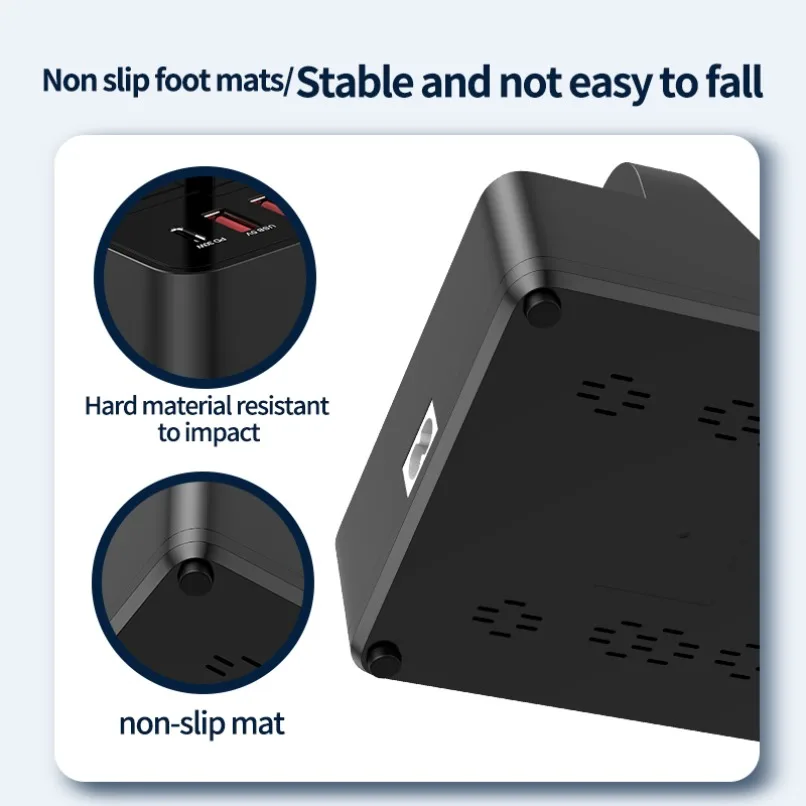 1100W GaN USB C Charger Station Fast Wireless Charging Type C QC3.0 PD3.0 100W Quick Charge For iPhone 16 Xiaomi Samsung Laptop