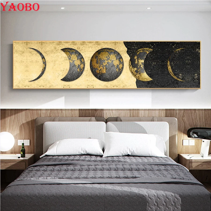 Картина из квадратных страз картина сделай сам в виде полумесяца вышивка