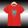 3-14T New Boys Summer Shirt Nightglow Spider Design Tops Children's Short Sleeved T-shirt 3